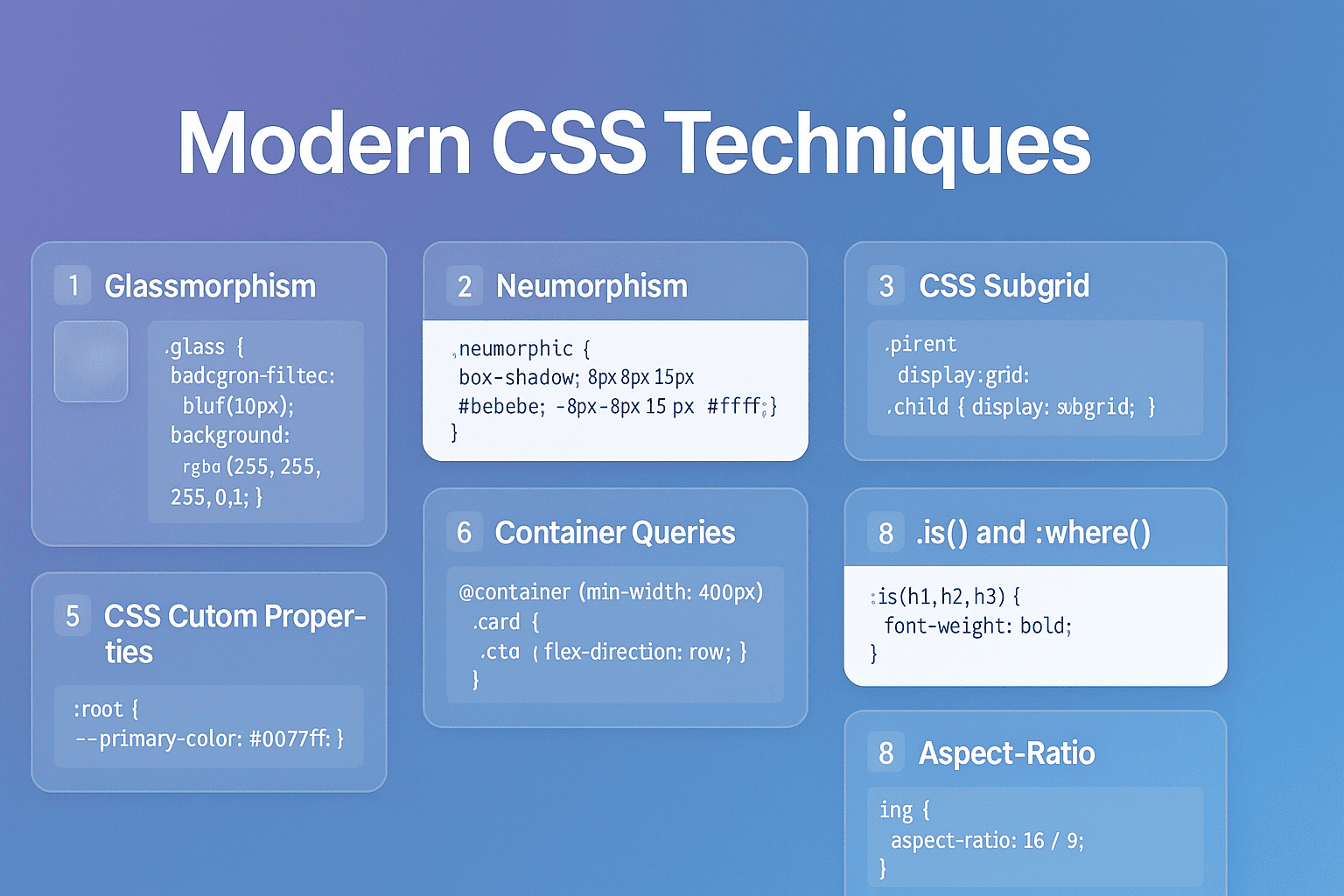 Modern CSS Techniques for 2024